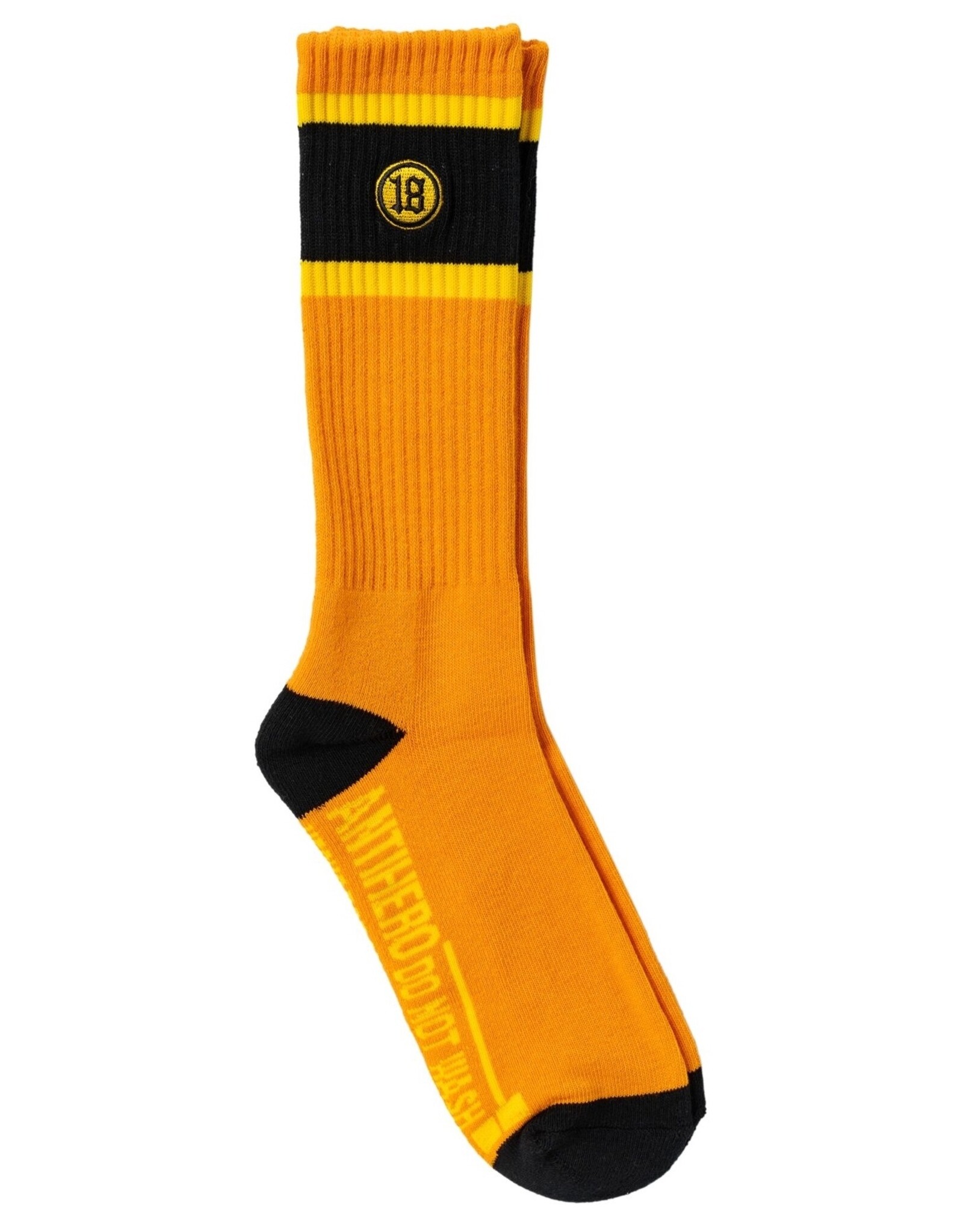 ANTI HERO Hecho Por Skate Sock - Orange/Yellow