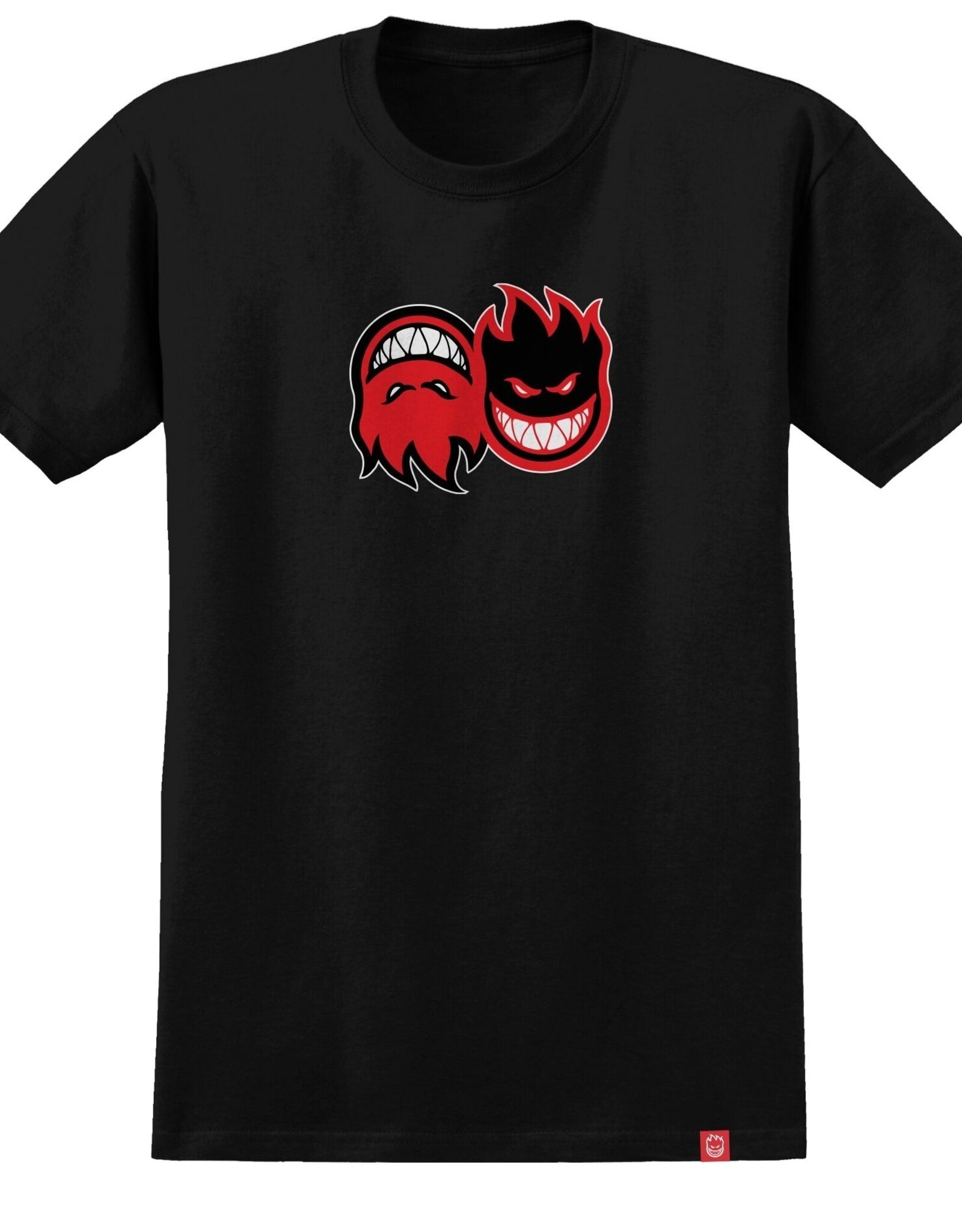 SPITFIRE Eternal Fill Tee - Black/Red