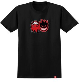 SPITFIRE Eternal Fill Tee - Black/Red