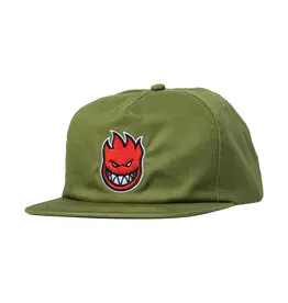 SPITFIRE Big Head Fill Hat - Olive/Red