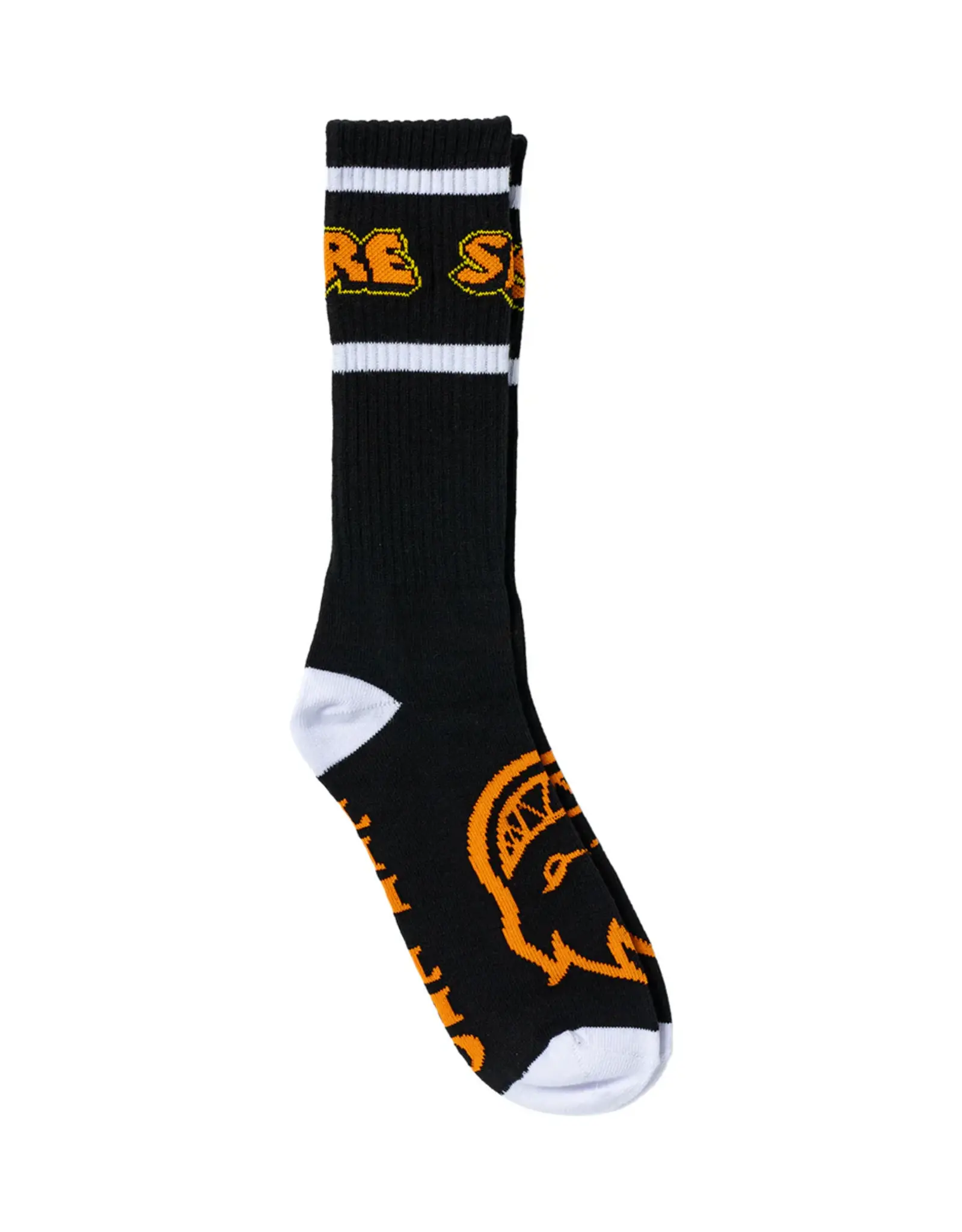 SPITFIRE Hellfire Script Sock - Black