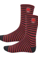 SPITFIRE Big Head Stripe Sock - Black/Red