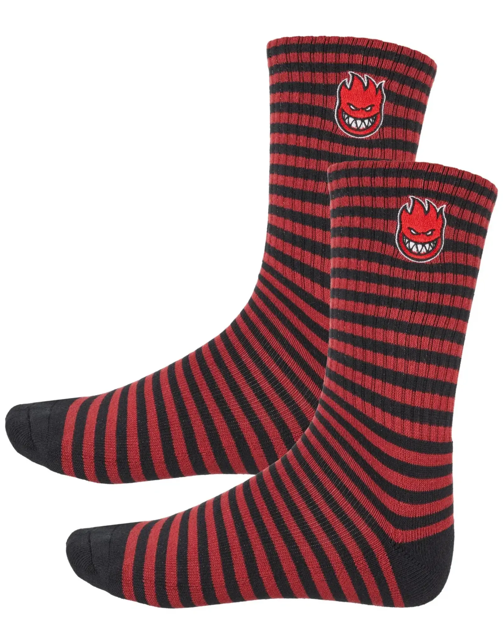 SPITFIRE Big Head Stripe Sock - Black/Red