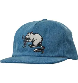 REAL SKATEBOARDS Street Cleaner Snapback Hat - Blue Denim