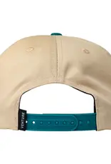 VENTURE Heritage Snapback Hat - Tan / Jade