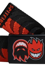 SPITFIRE Eternal Crescent Jaquard Web Belt - Black / Red