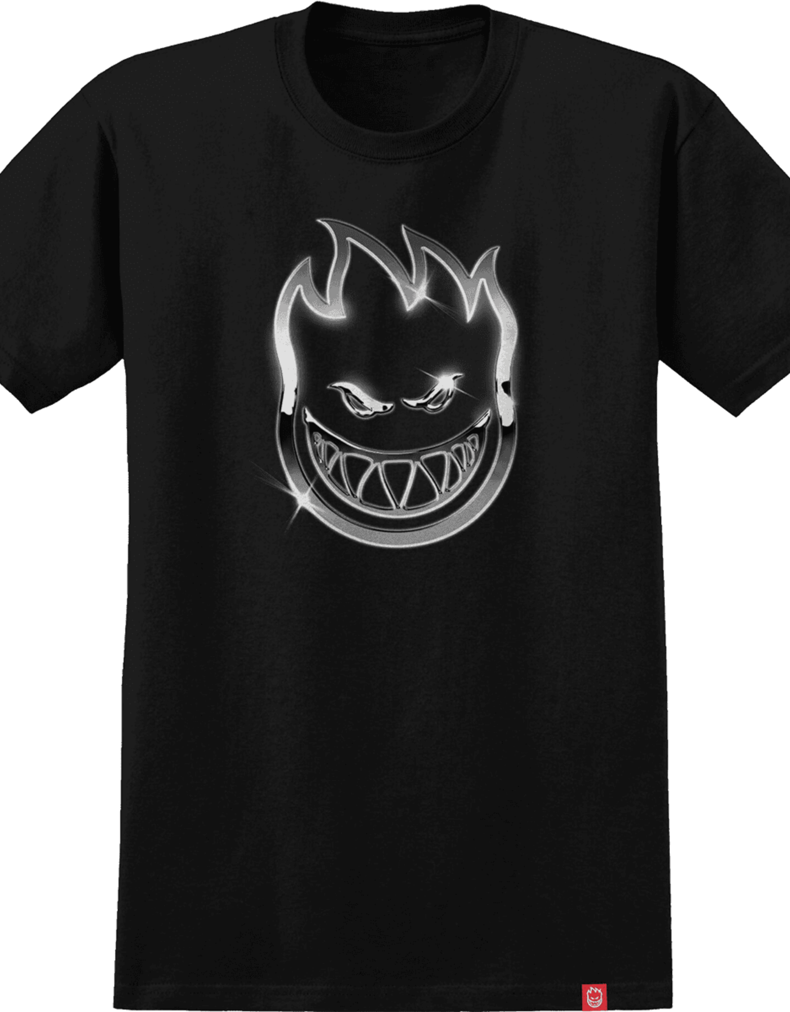 SPITFIRE Chrome Bighead Tee - Black
