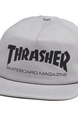 THRASHER Skate Mag Snapback Hat - Grey/Black