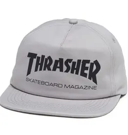 THRASHER Skate Mag Snapback Hat - Grey/Black