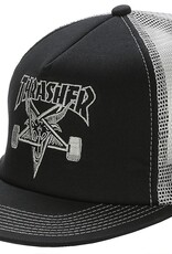 THRASHER Skategoat Trucker Hat - Black/Grey