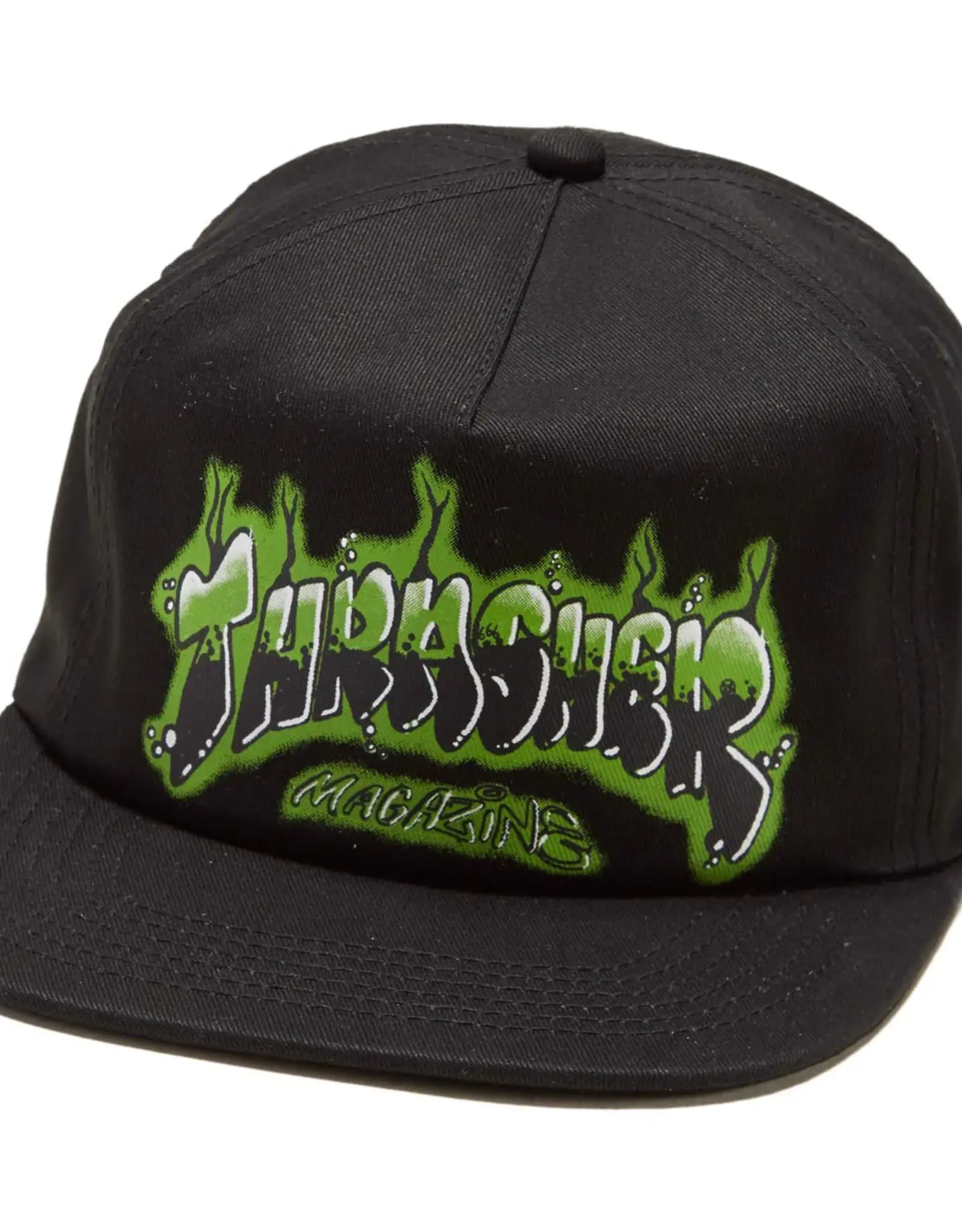 THRASHER Airbrush Snapback Hat - Black