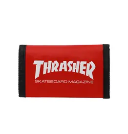 THRASHER Skatemag Velcro Wallet - Red