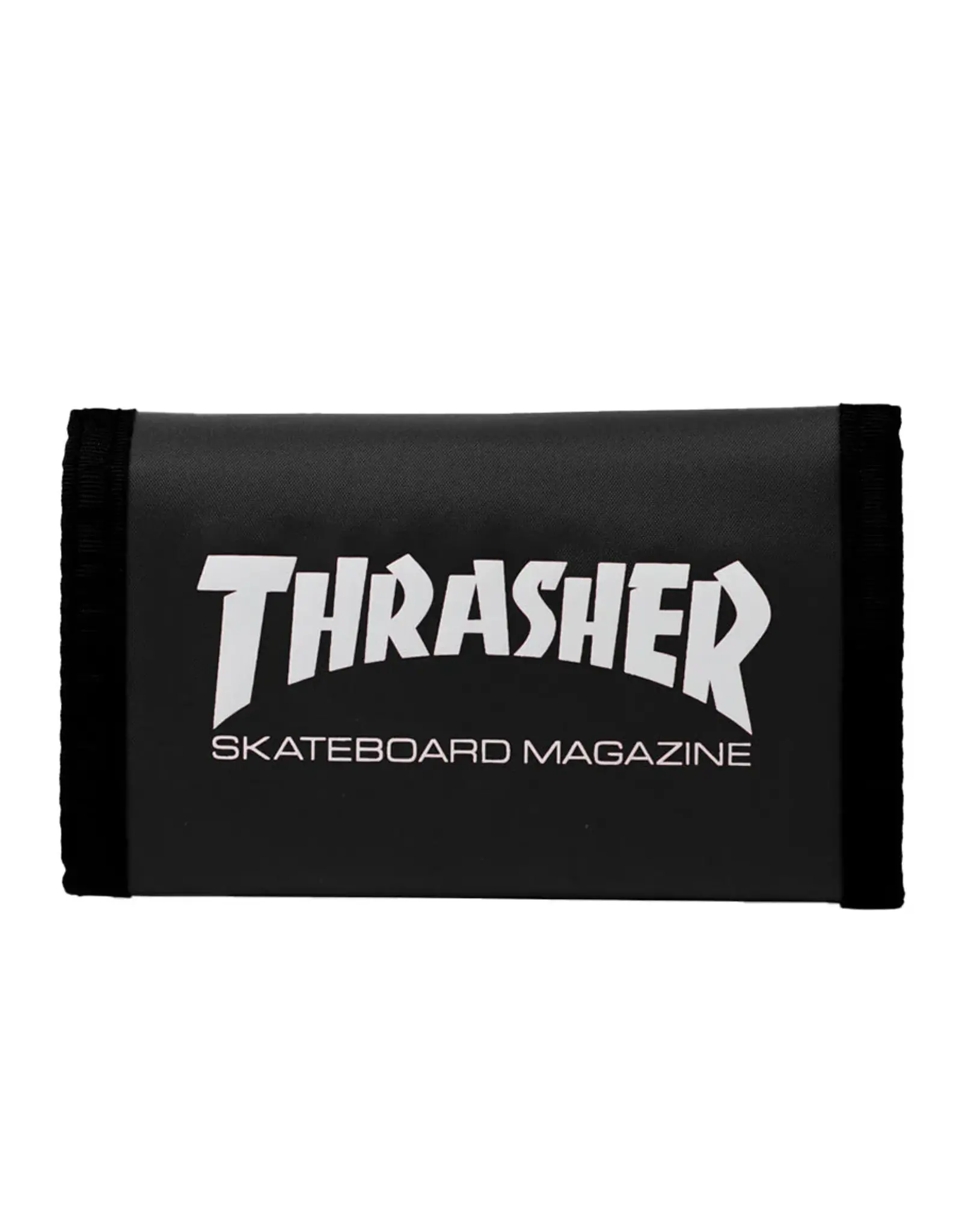 THRASHER Skatemag Velcro Wallet - Black