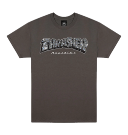 THRASHER Disco By Spanky Tee - Charcoal