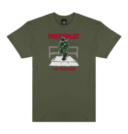 THRASHER Fort Miley By Mike Gigliotti Tee - Army Green
