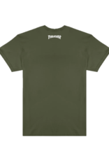 THRASHER Fort Miley By Mike Gigliotti Tee - Army Green