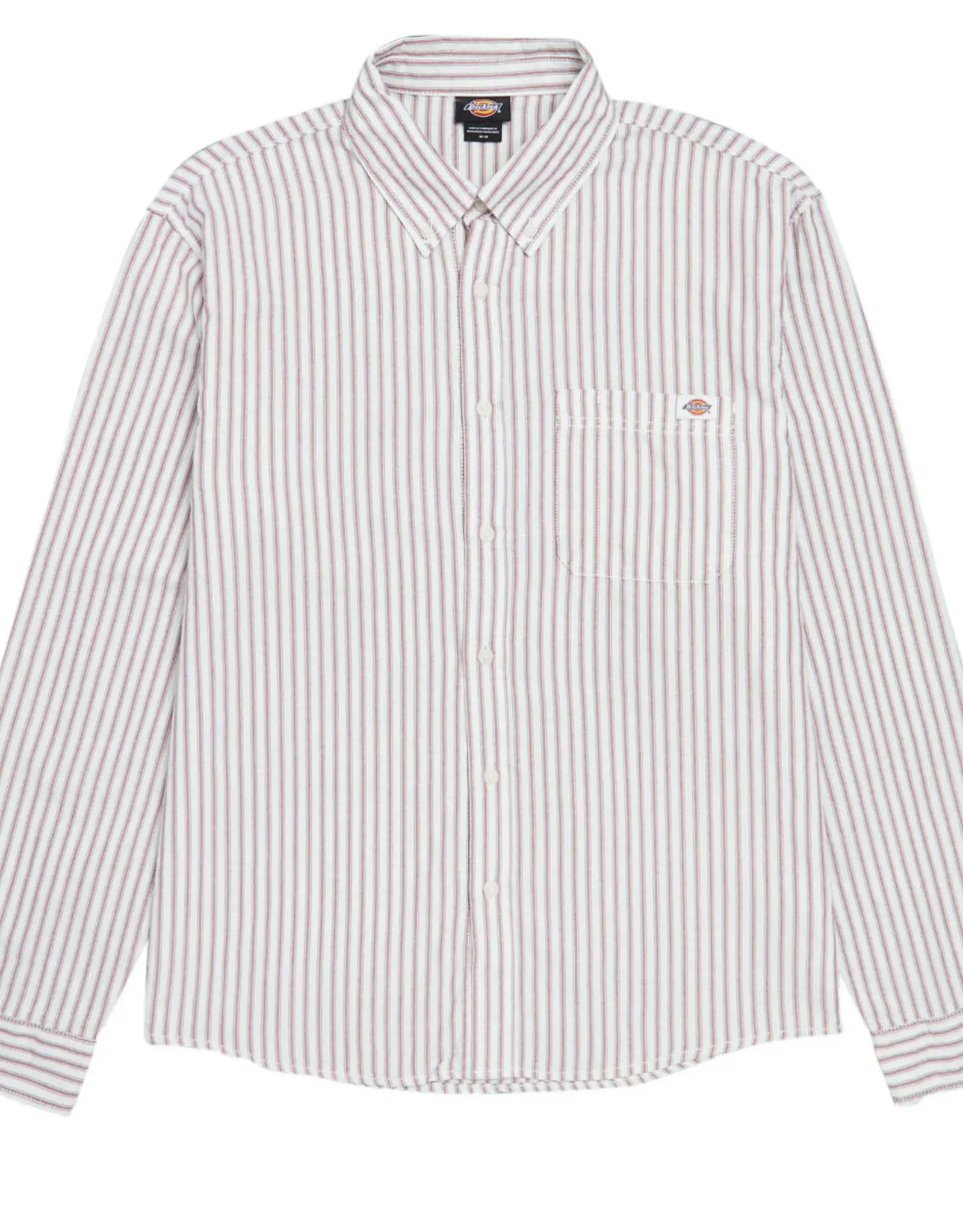 DICKIES Gallatin L/S Woven Chambray Shirt - Egret