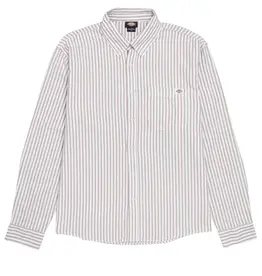 DICKIES Gallatin L/S Woven Chambray Shirt - Egret