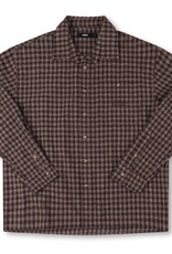 FORMER Marquee Flannel L/S Button Down Shirt - Brown