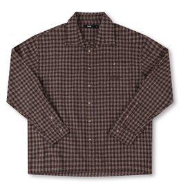 FORMER Marquee Flannel L/S Button Down Shirt - Brown