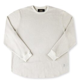 FORMER AG L/S Waffle Knit Shirt - Cement