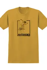ANTI HERO Doobie By Lance Mountain Tee - Mustard