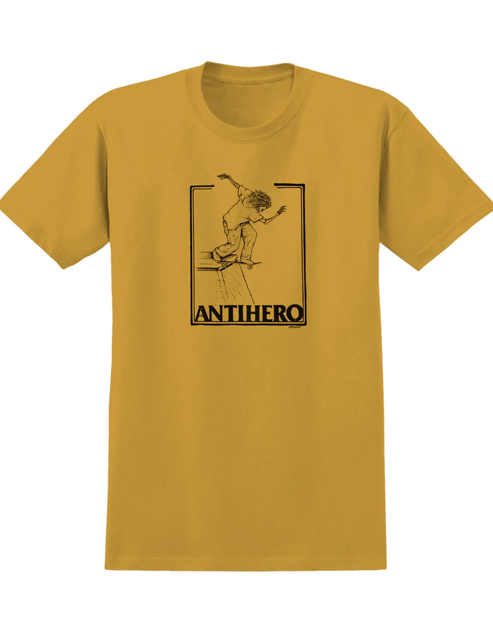 ANTI HERO Doobie By Lance Mountain Tee - Mustard