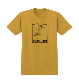 ANTI HERO Doobie By Lance Mountain Tee - Mustard