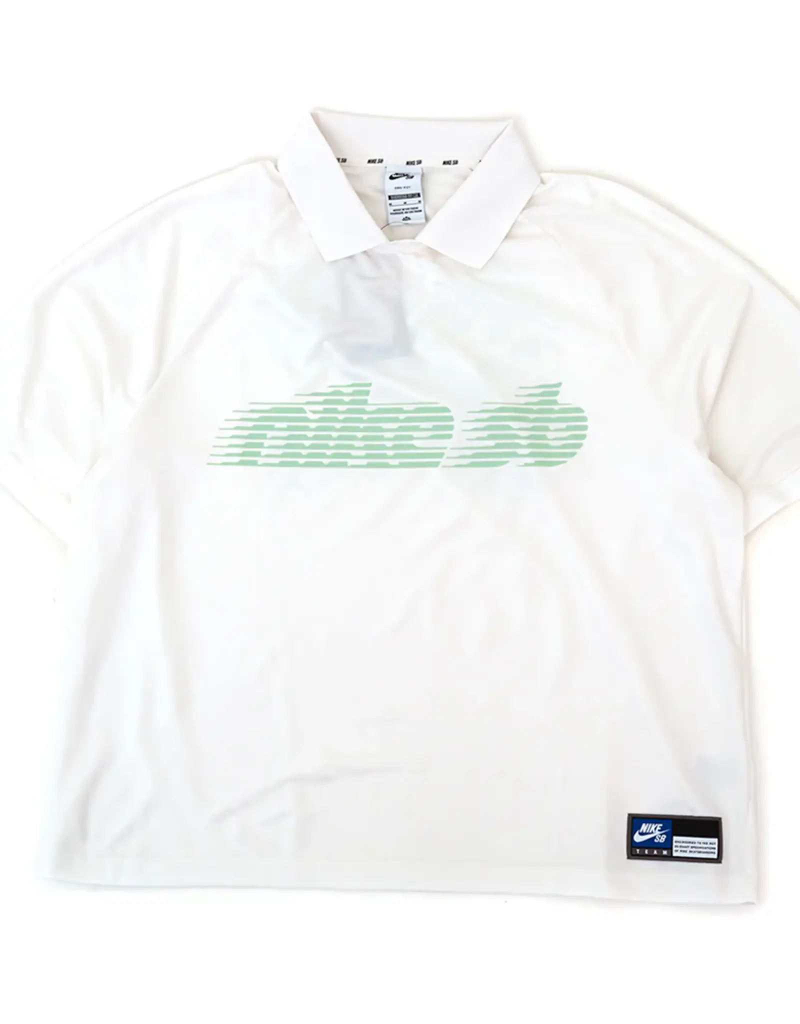 NIKE SB DRI-FIT JACQUARD SKATE JERSEY - SAIL