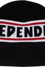 INDEPENDENT Bar Logo Long Shoreman Beanie - Black