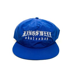 KINGSWELL KINGSWELL MEZA SCRIPT NYLON SURF HAT - ROYAL