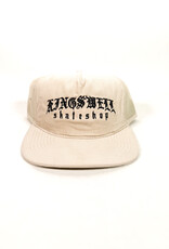 KINGSWELL KINGSWELL MEZA CORD HAT - BONE