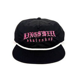 KINGSWELL KINGSWELL MEZA NYLON HAT - BLACK/ PINK