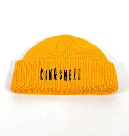 KINGSWELL KINGSWELL EMBROIDERED FOS BEANIE - MUSTARD