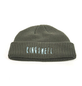 KINGSWELL KINGSWELL EMBROIDERED FOS BEANIE - SAGE