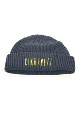 KINGSWELL KINGSWELL EMBROIDERED FOS BEANIE - PEWTER