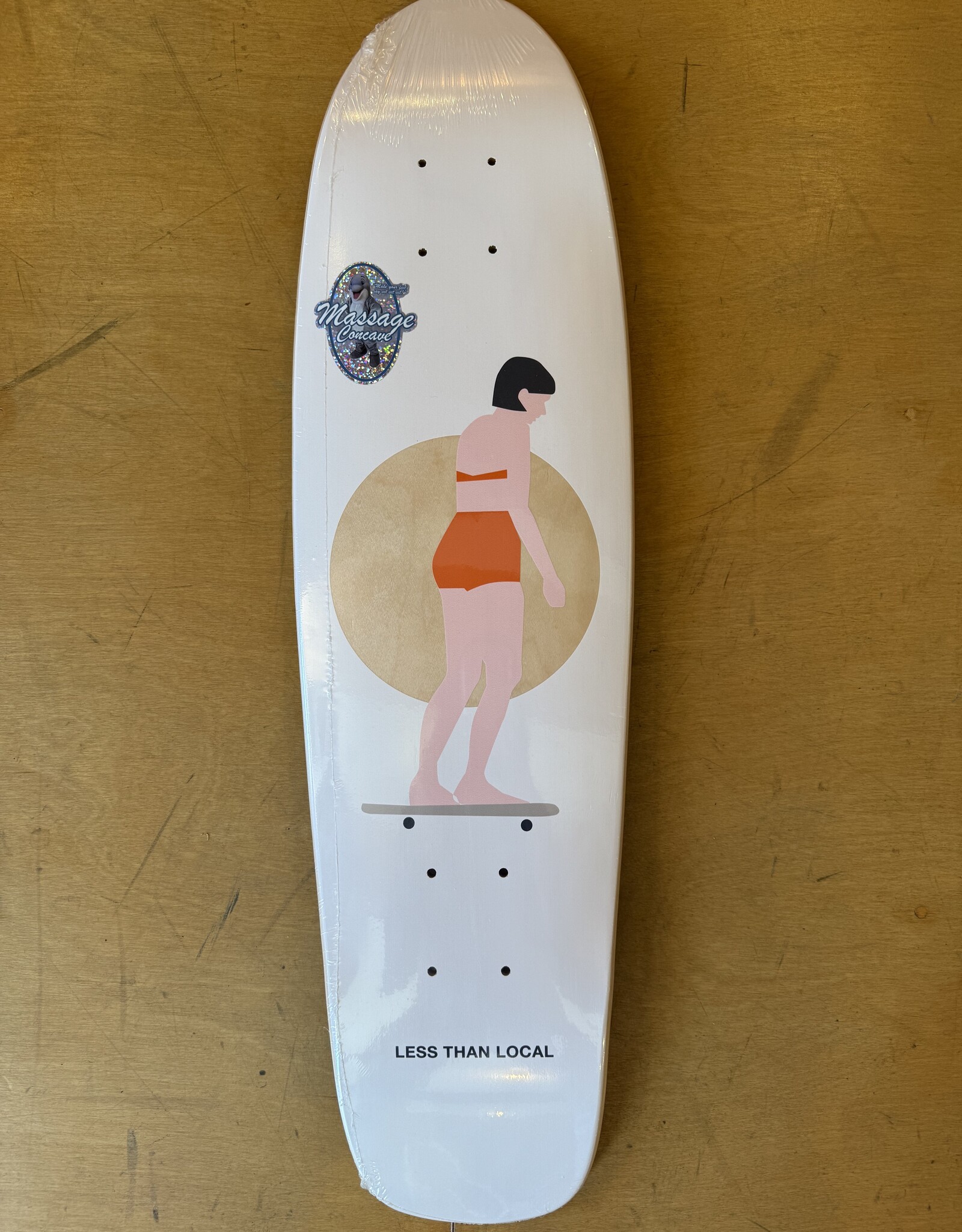 LESS THAN LOCAL Less Than Local Chick Stick Z3 Shaped Cruiser Deck - 8