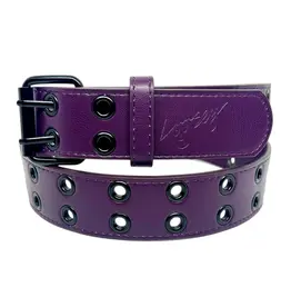 LOOSEY Grommet Hole Belt - Purple