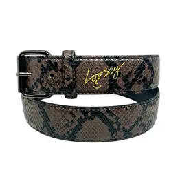 LOOSEY Slither Belt - Brown