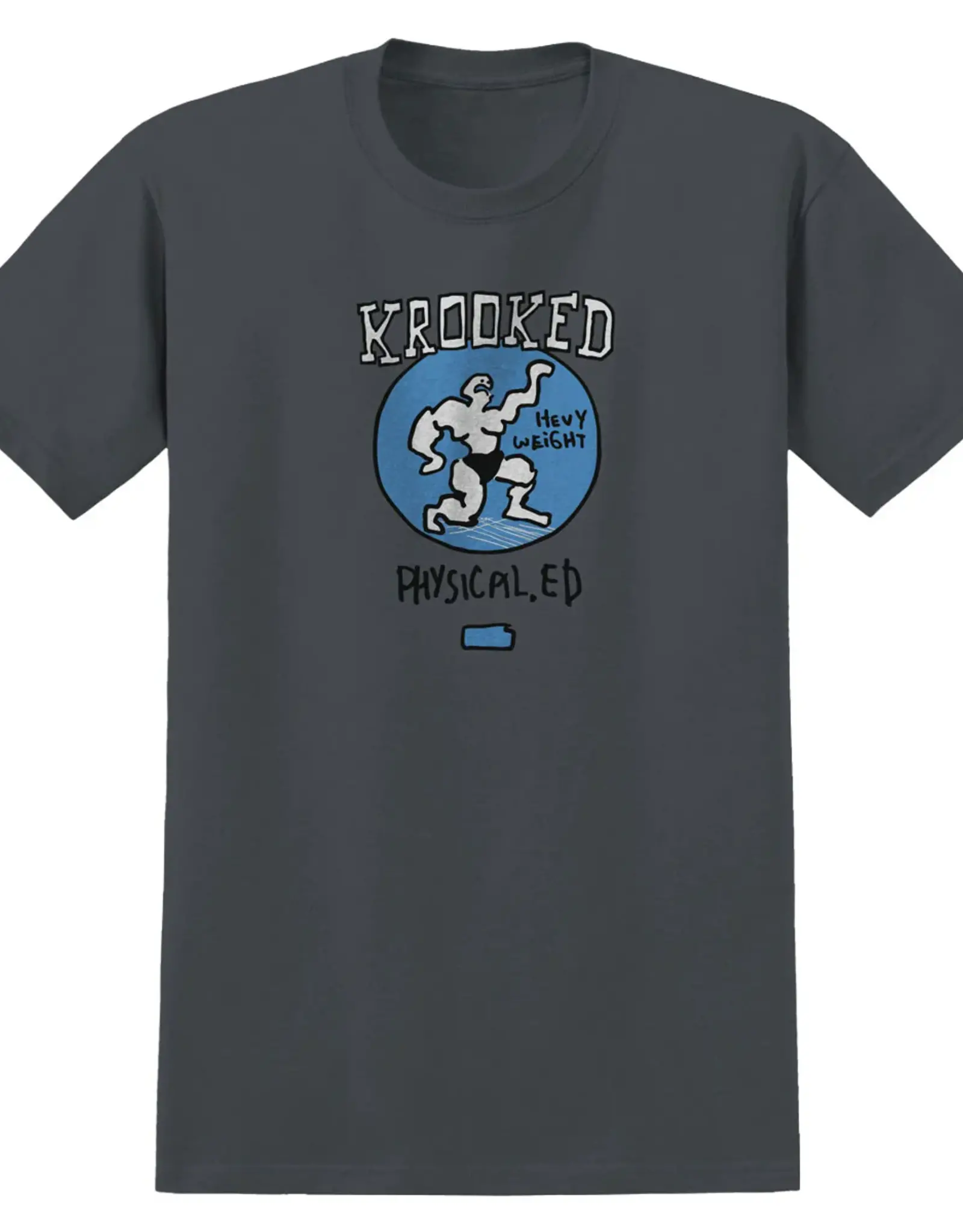 KROOKED Physical Ed Tee - Charcoal