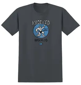 KROOKED Physical Ed Tee - Charcoal
