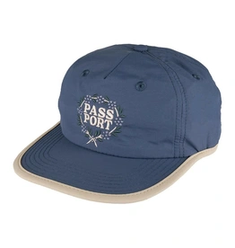 PASSPORT Wattle RPET Workers Hat - Blue/Cream