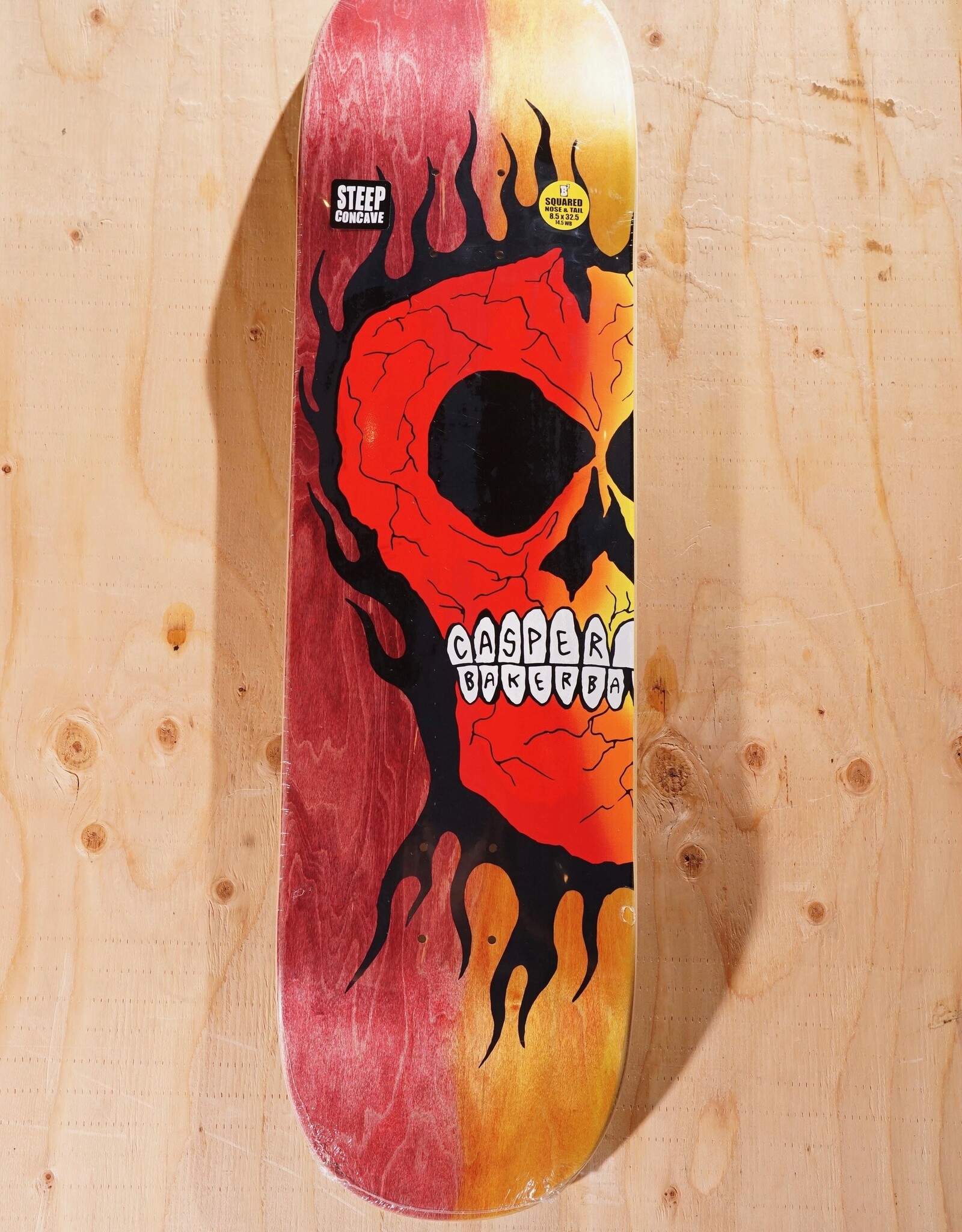 Brooker Rasta Skull Deck B2 - 8.5