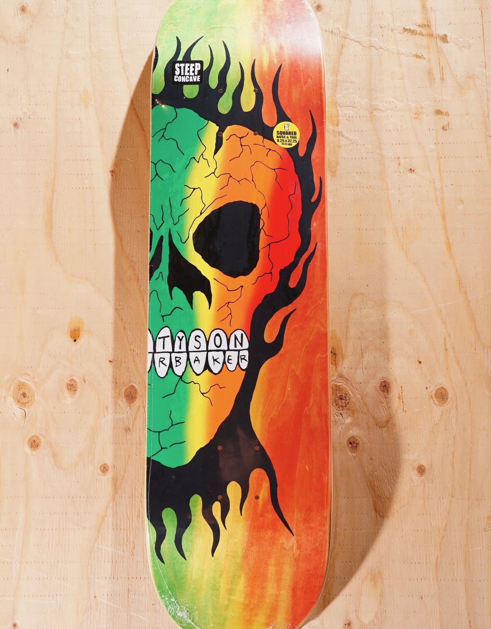 Peterson Rasta Skull Deck B2 - 8.25