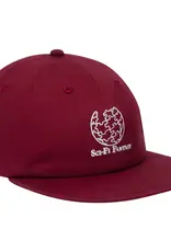 Sci-Fi Fantasy Puzzle Globe Hat - Wine