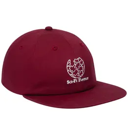 Sci-Fi Fantasy Puzzle Globe Hat - Wine