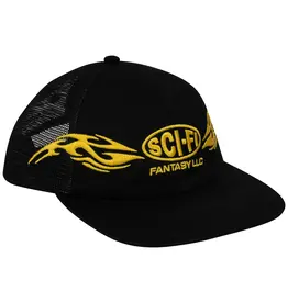 Sci-Fi Fantasy Origin Mesh Hat - Black