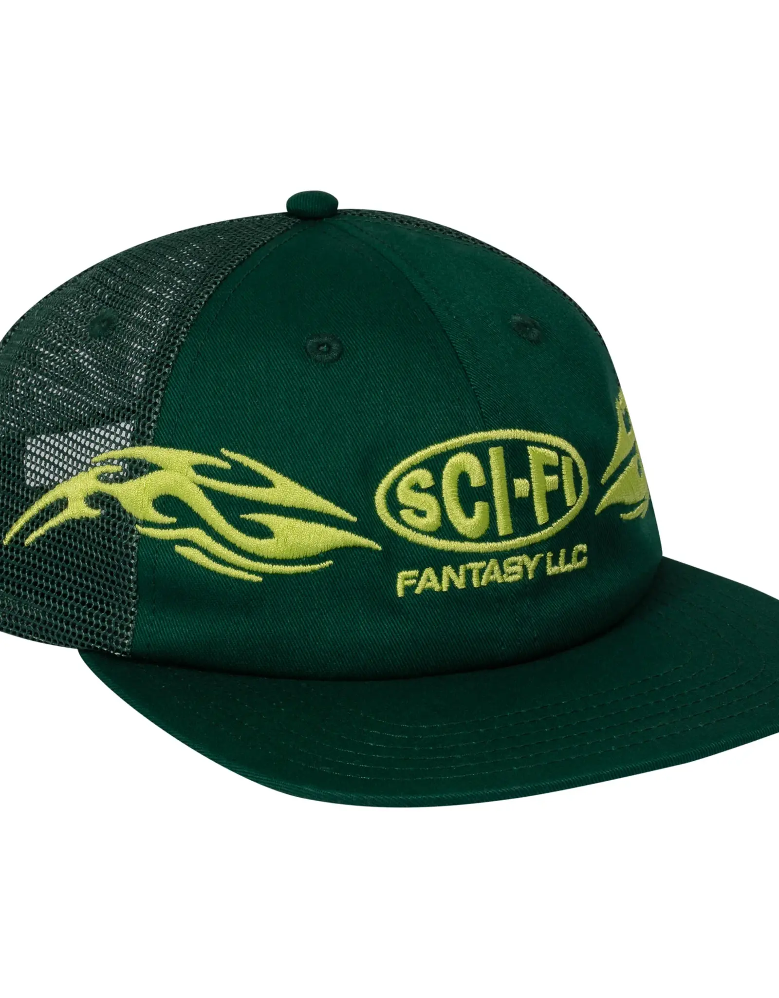 Sci-Fi Fantasy Origin Mesh Hat - Green