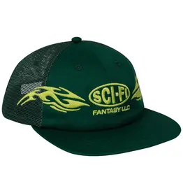 Sci-Fi Fantasy Origin Mesh Hat - Green
