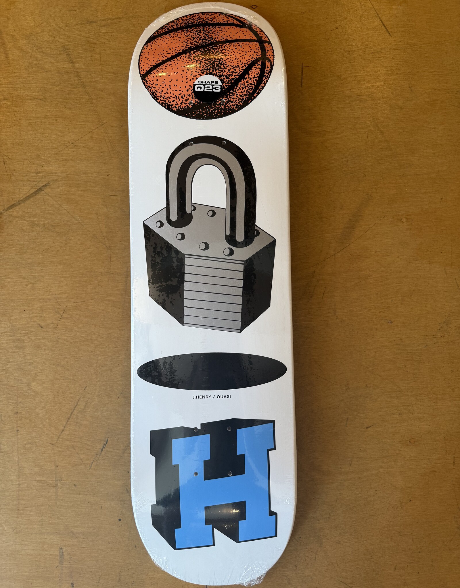 QUASI SKATEBOARDS Justin Henry Locked Pro Deck - 8.125